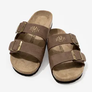 ML MARLEYLILLY Monogrammed Double Strap Sandals