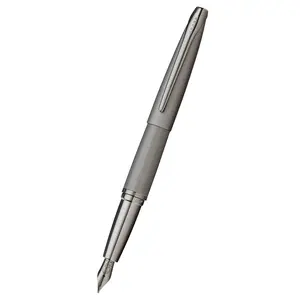 ATX® Sandblasted Titanium Gray Stainless Steel Fine Nib Fountain Pen