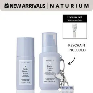 Naturium The Barrier Bounce Collection, Hydrating Barrier Bounce Mist & Serum