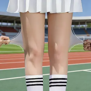 Sports Outdoor Golf Tennis Sun Protection Skin Care Natural Skin Socks Thin Breathable High Elasticity Stockings UV Protection Ice Silk Stockings