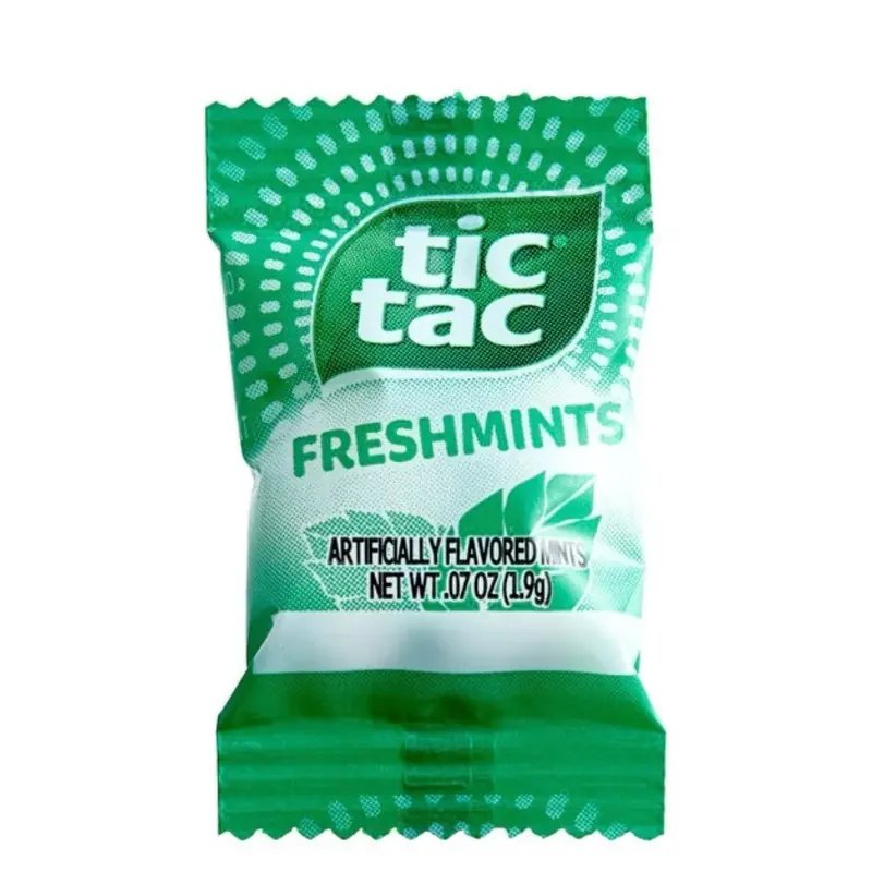 Tic Tac Freshmints Individually Wrapped - 4 Pack Minis - 100 Count ...