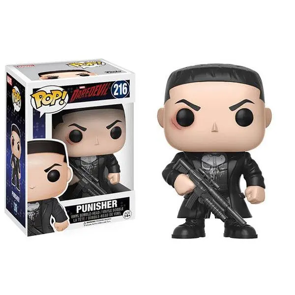 Funko Pop! Punisher Daredevil 216 Vinyl Figure in PopShield Protector Funko Pop! Punisher Daredevil 216 Vinyl Figure in PopShield Protector