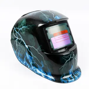 Auto Darkening Welding Helmet with Large Viewing Screen True Color Lens 4 Arc Sensors 0.1ms Response for Men Welders Solar Powered