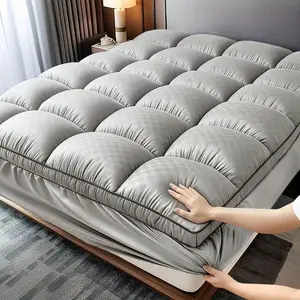 Extra Thick Mattress Protector - Heavy-Duty Bedding Cover with Deep Pockets, Stretchable 8-21" Thick, Machine Washable, Non-Slip Surface, Bed Mattress Protector, Quilted Design