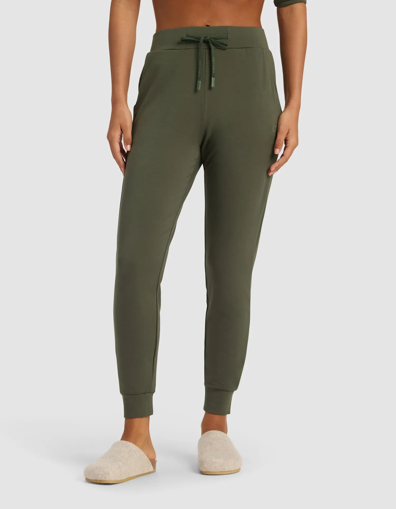 Cozy Earth Women’s Brushed Bamboo Joggers | Ultra-Soft Bamboo Viscose Lounge Pants with Side Pockets Cozy Earth Women’s Brushed Bamboo Joggers | Ultra-Soft Bamboo Viscose Lounge Pants with Side Pockets
