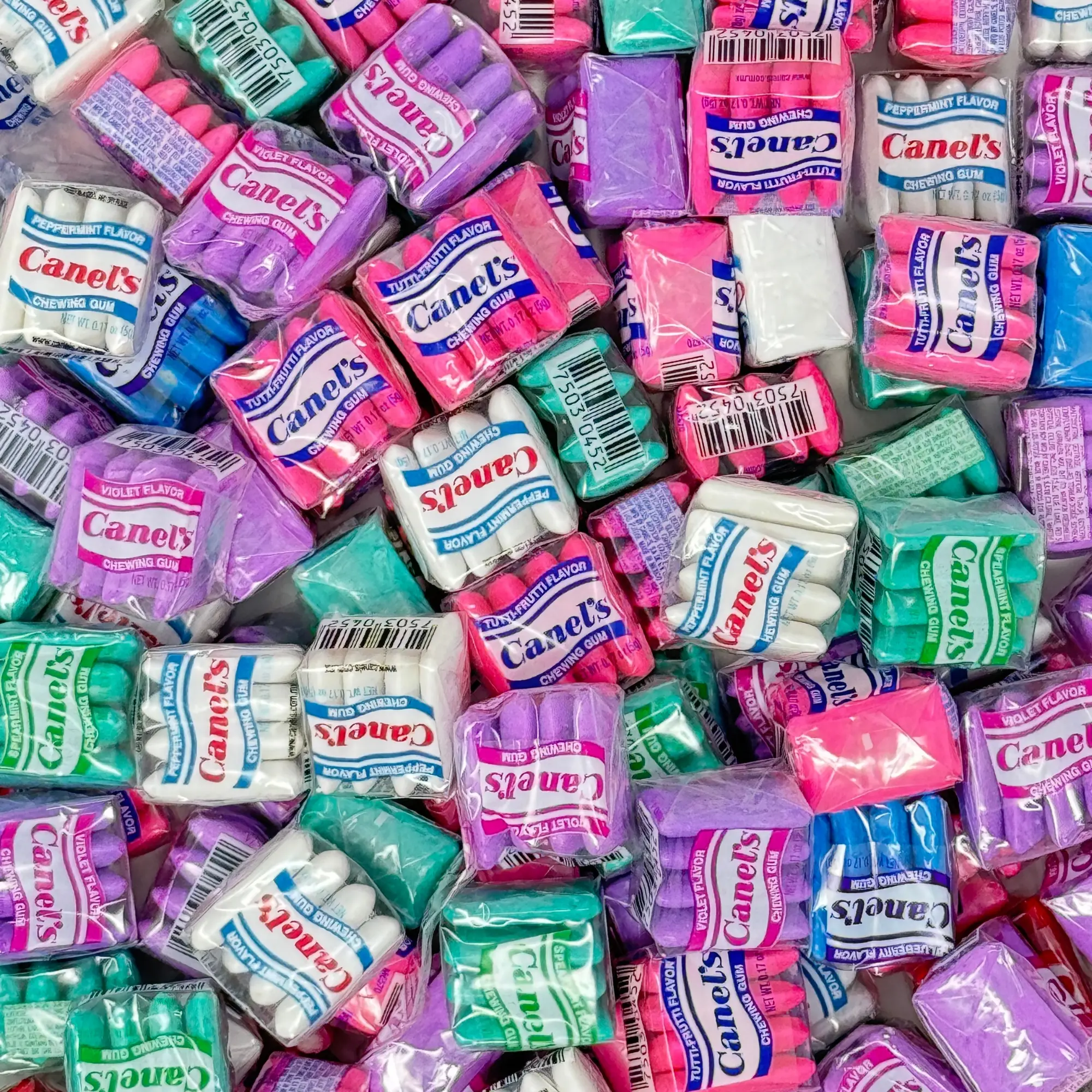 Canel's Chewing Gum Variety Pack - Assorted Flavors, 2 Pounds Bag, Approx. 180 Pieces