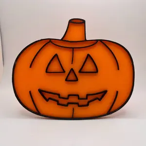 Custom Jack O Lantern 3d Printed Halloween Decoration
