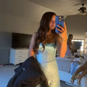 alishia satin sequin corset mini dress blue Adriana Lace-Up Corset Sequin Mini Dress main image 0
