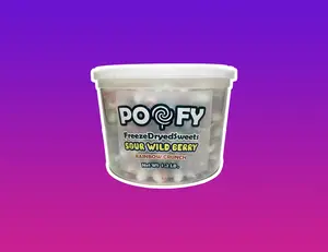1.2 LB Freeze Dried Sour Wild Berry Rainbow Crunch Candy