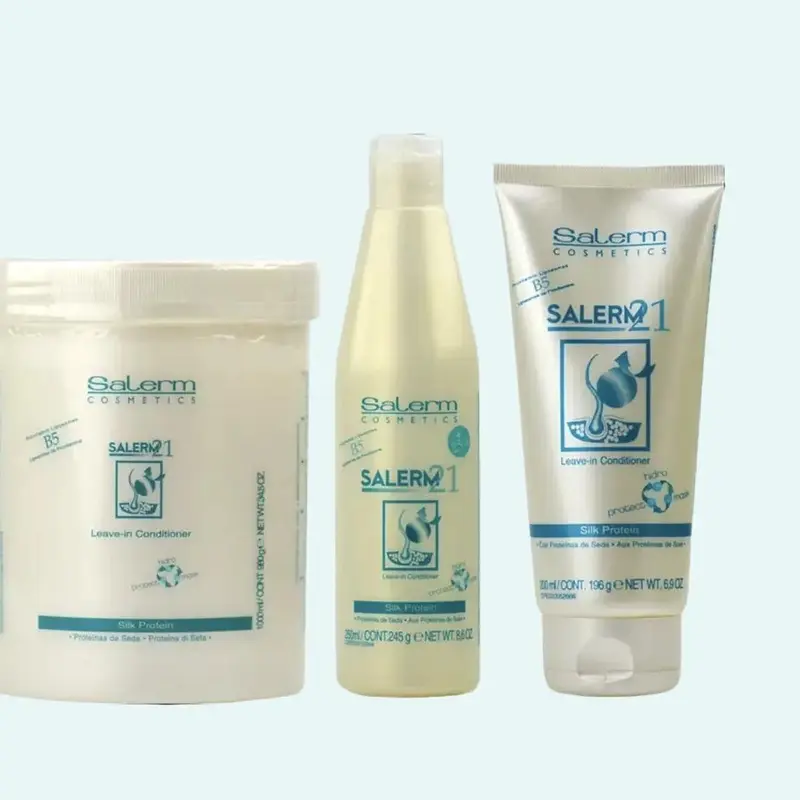 SALERM 21 Silk Protein Instant Hair Conditioner - Haircare Leave-In or Rinse-Out Treatment, Deep & Detangling Conditioner with Heat Protection & Hydration