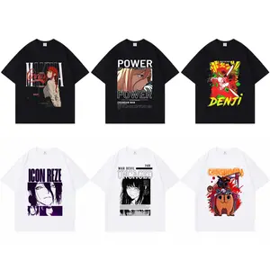 Anime Chainsaw Man Fashion Cool Classic INS Streetwear Crew Neck Pure Cotton Soft T-shirt Women Men Unisex Summer Comfortable and Stylish Items Holiday Gifts Father's Day