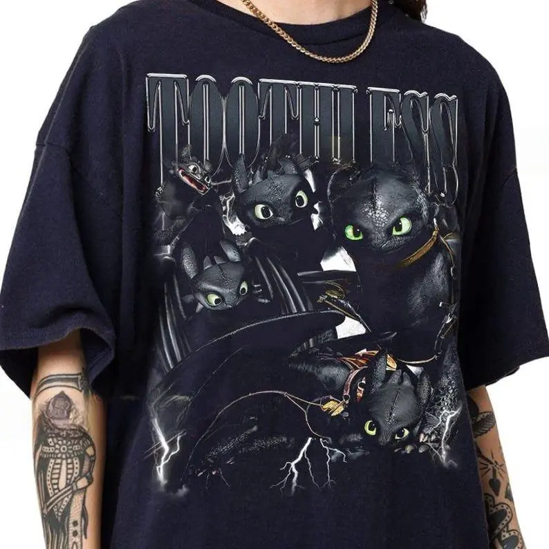[Sale Up To 30%] Limited Toothless Shirt Vintage T-Shirt, Gift For Women and Man Unisex T-Shirt