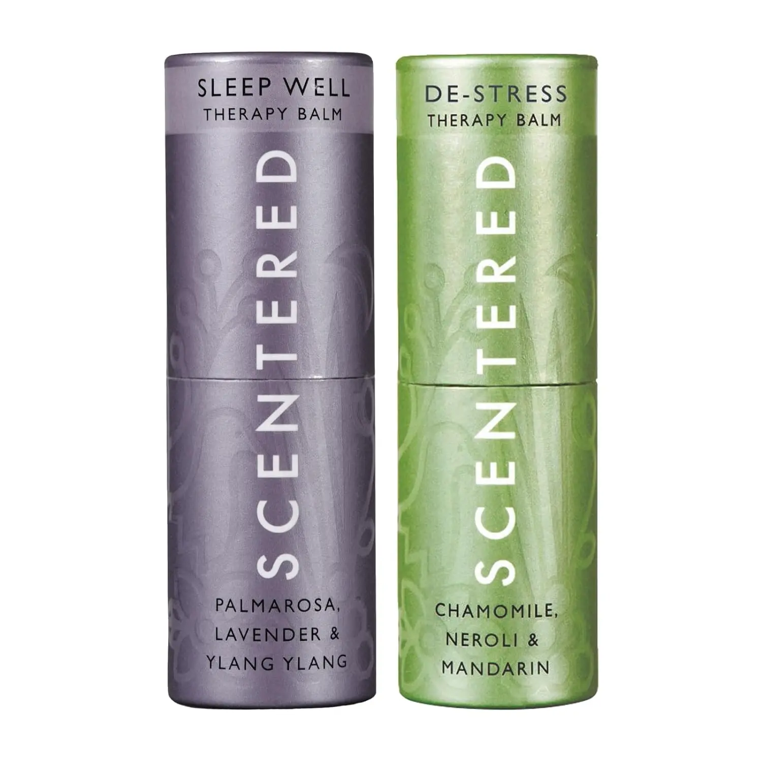 Scentered Sleep Well & De-Stress Aromatherapy Balm Duo for Ultimate Relaxation and Calm - Christmas Gifts for Women