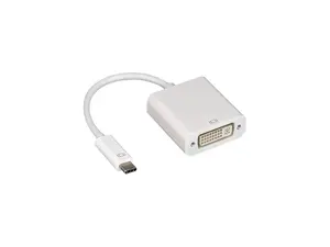 Nippon Labs 30UC-CDVI USB 3.1 Type-C to DVI Adapter, White
