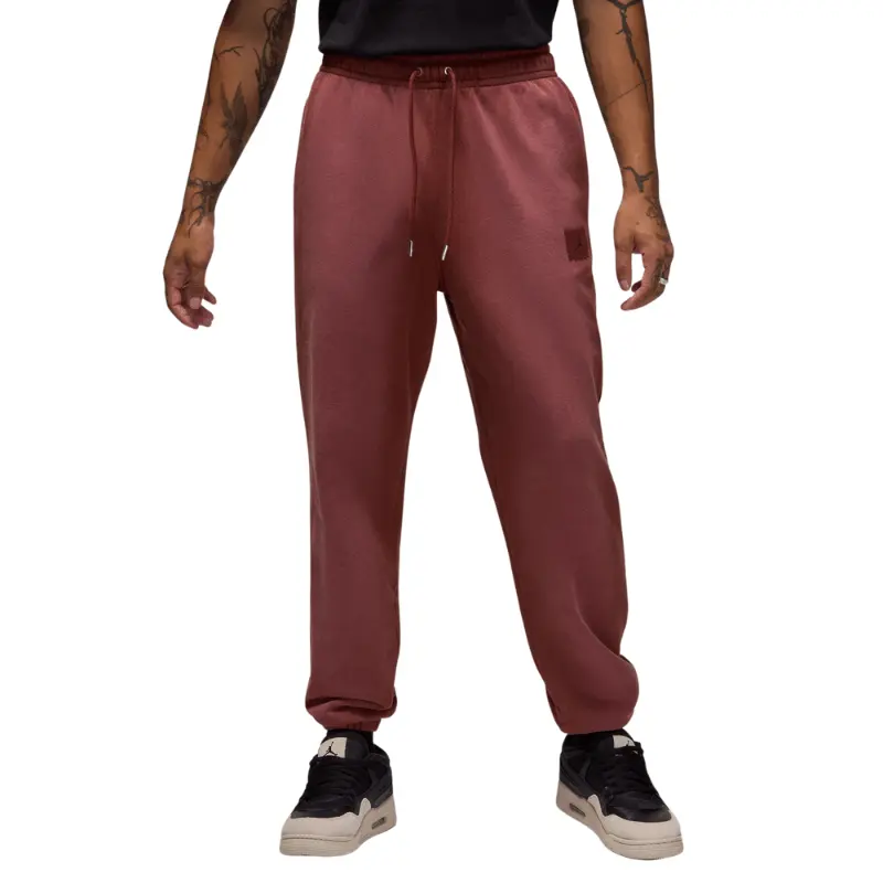 Air Jordan Men's Flight Washed Cotton Cozy Fleece Pants - Dark Pony, Brushed Inner, Smooth, Elastic Cuffs, Pockets, Drawstring, Casual Sports Menswear Bottoms, Soft