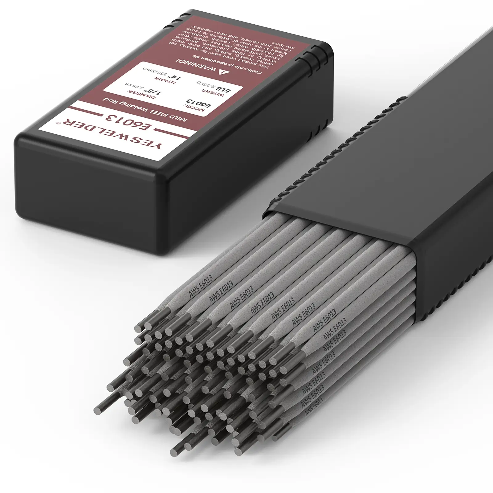 YESWELDER E6013 1/8" 3/32" 5/32" 5LB Arc Welding Rod, 5-Pound Carbon Steel Stick Electrodes