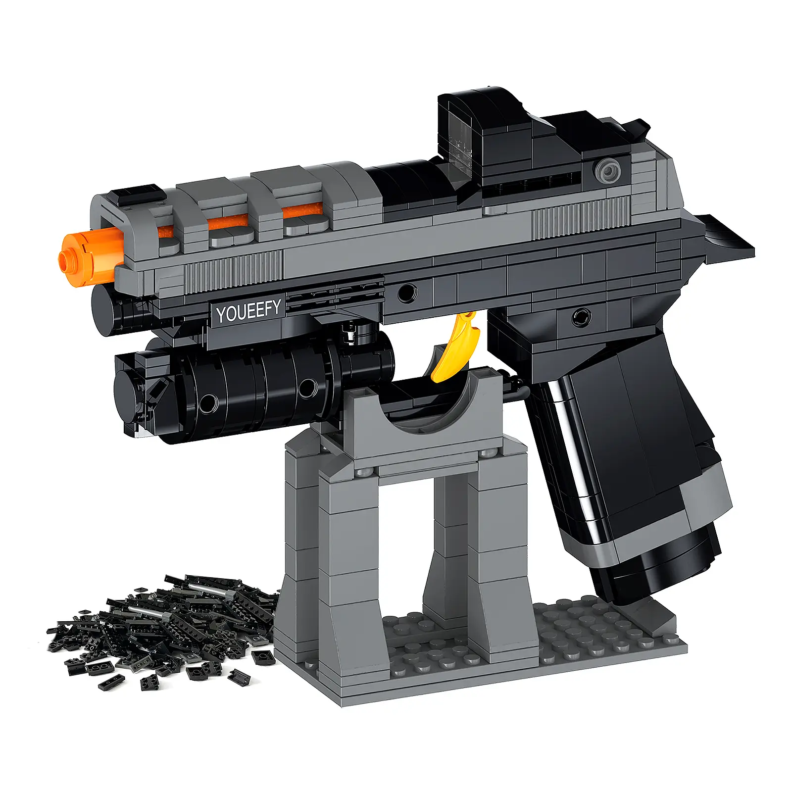 5 Tactical Model Building Blocks Set , Perfect Father's Day & Christmas Toys and Gifts for Adults and Collectors (400+ pcs)