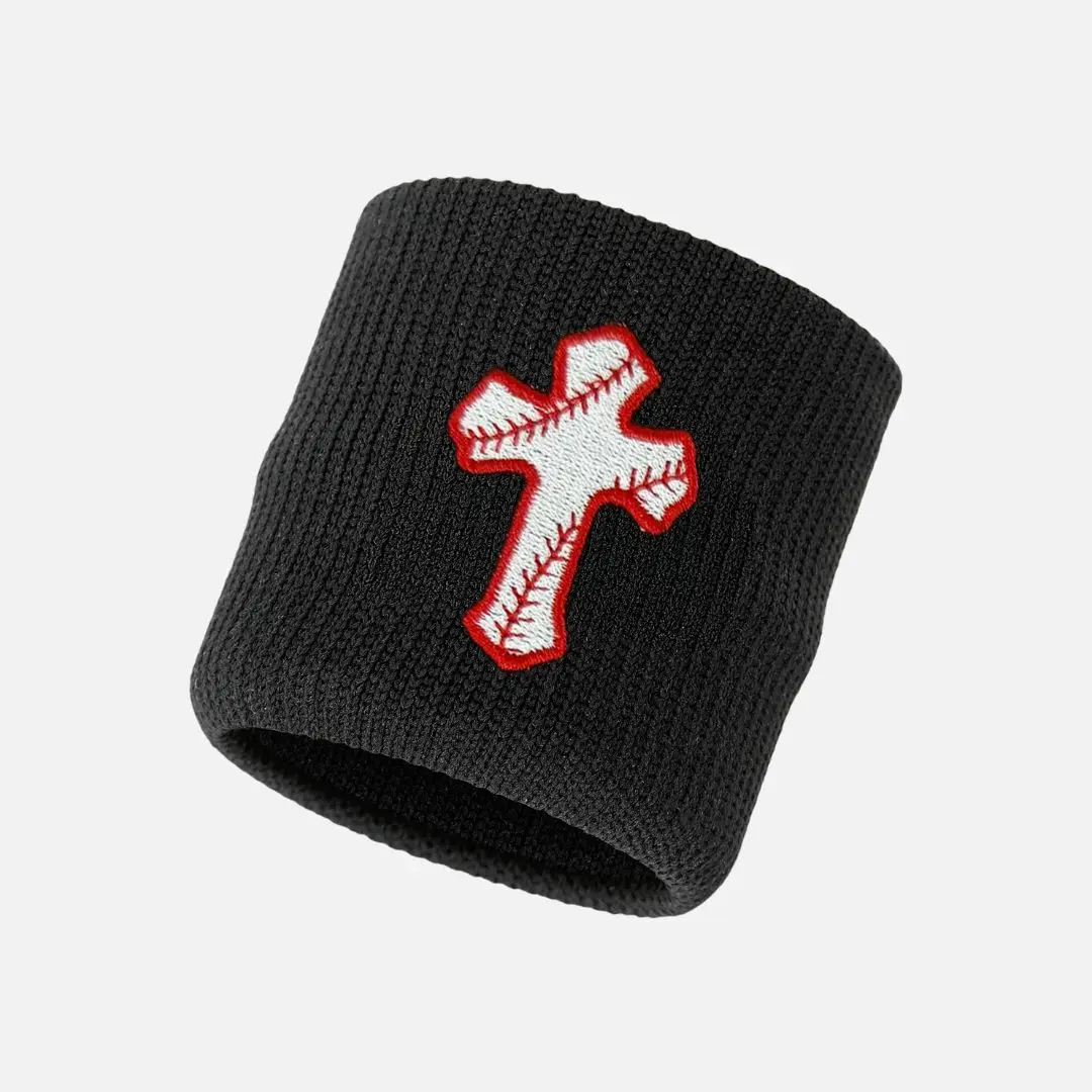 Baseball Cross Black