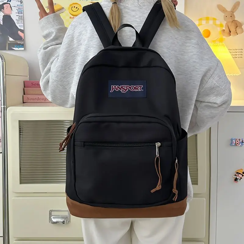 1. JanSport SuperBreak 1 Male Shoulder Backpack – Durable Lightweight Pack with 1 Spacious Main Compartment, Front Tool Pocket with Built-in Organizer Suitable for Students and All Kinds of Travelers