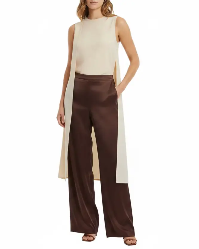 IMAGE DU IMAGE Silk Trousers