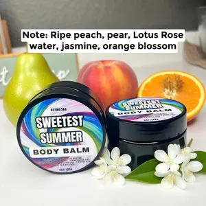 Body Balms 4oz mildly scented Natural Nourishing Care for Dry Skin Daily use.