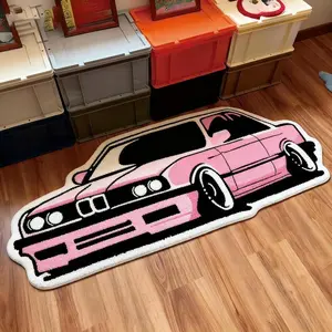 Long Rectangular Carpet for Bedroom and Living Room, Irregular Decorative Rug for Bedside, Ideal for Hallway and Study Room, Fluffy Area Rug