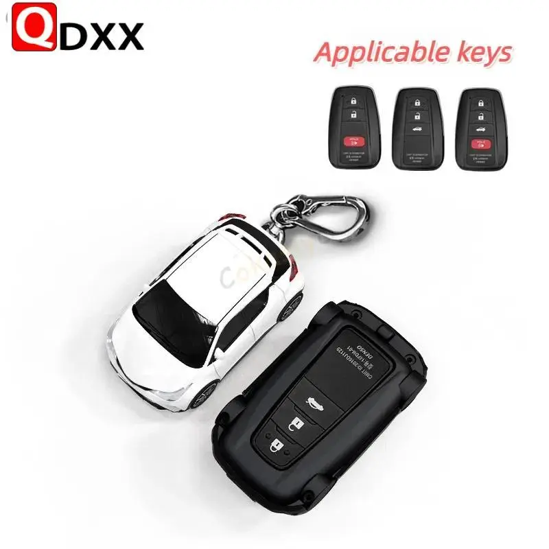 Car Key Cover Accessories Key Case For Toyota Camry CHR Corolla RAV4 Avalon Land Cruiser Prado Prius Remote