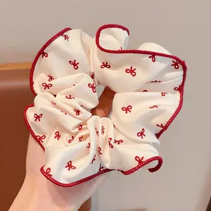 Gift: Elegant Satin Scrunchie (Surprise Color) 1 PC, Elastic scrunchi for Women, Gentle on Hair, Hair Accessories