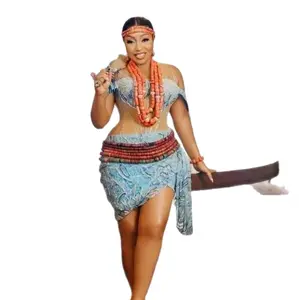 Jigida disc beads,Vinyl waistbeads,African waistbeads,Igbo traditional wedding waistbeads,Nigerian waistbeads,Rita Dominic wedding theme Female