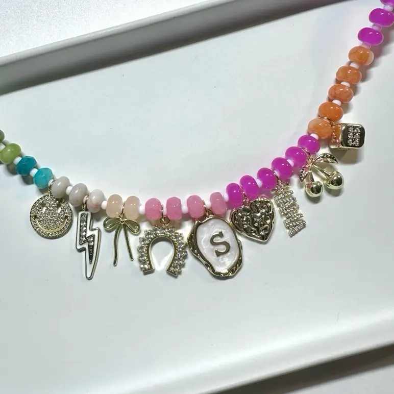 design your own charm necklace (live)