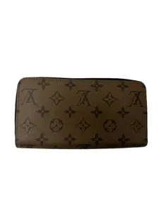 Pre-owned Louis Vuitton Canvas Small Leather Goods Reverse Monogram Zippy Wallet L26031065