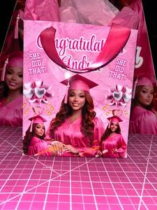 Custom Graduation Gift Bags Set of 2
