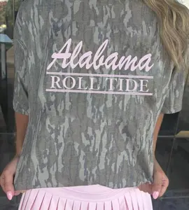 Alabama roll tide Camo Tee Mossy oak, Mossy oak bottomland camo t-shirt