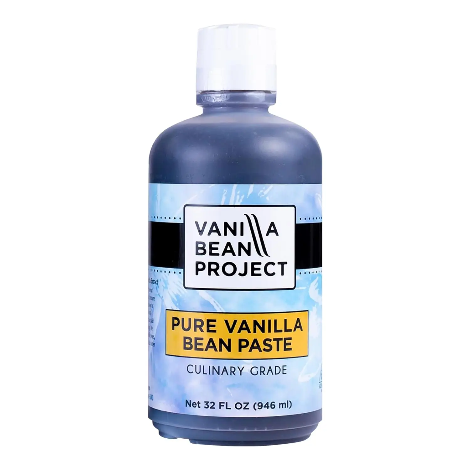 Vanilla Bean Project Pure Vanilla Bean Paste 32 oz Culinary Grade Premium Flavor All-Natural Allergen-Free Gluten-Free for Baking & Cooking