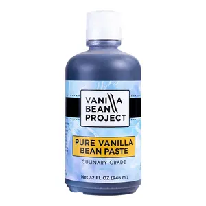 Vanilla Bean Project Pure Vanilla Bean Paste 32 oz Culinary Grade Premium Flavor All-Natural Allergen-Free Gluten-Free for Baking & Cooking