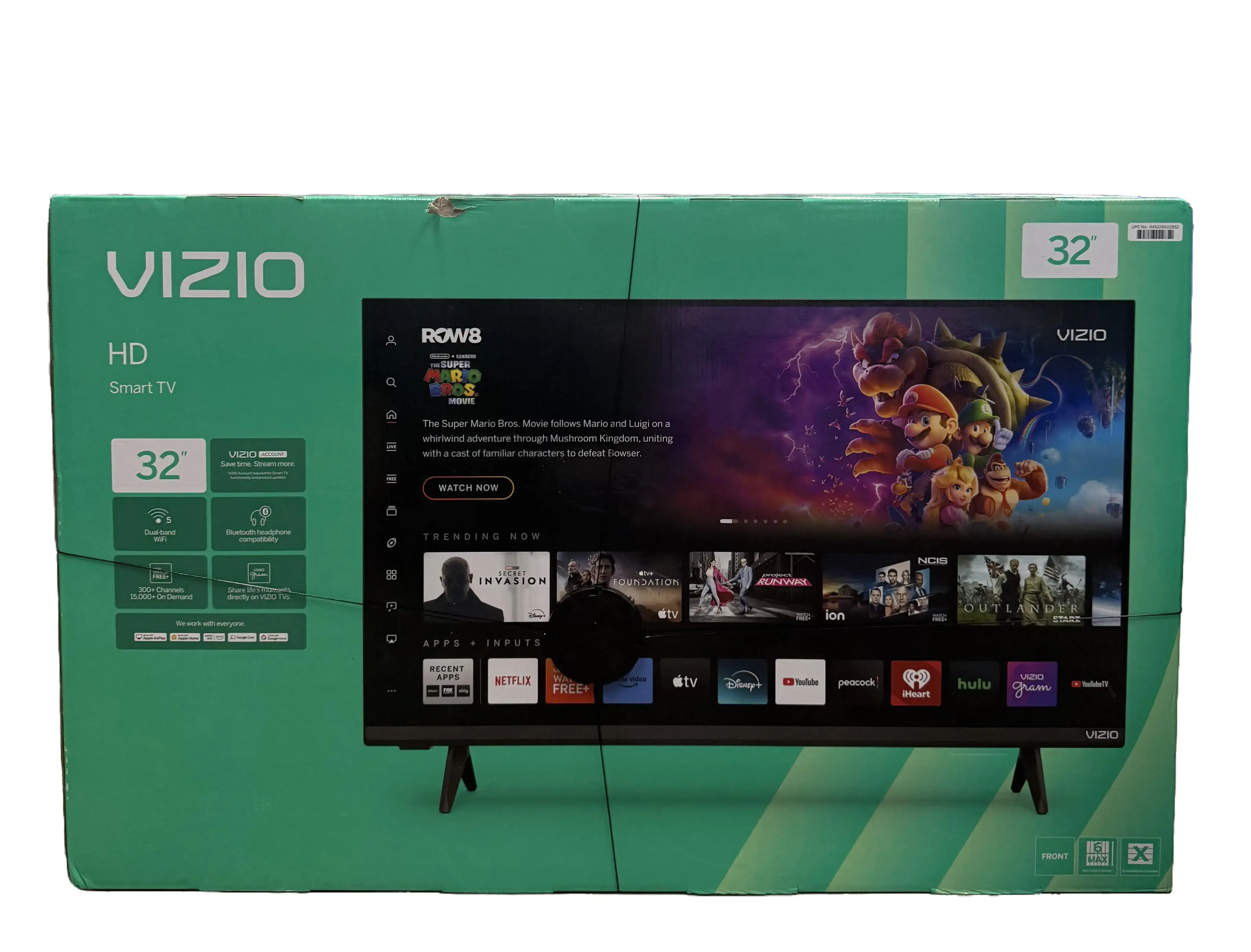 VIZIO 32” Class HD 720p LED Smart TV (VHD32M-08) VIZIO 32” Class HD 720p LED Smart TV (VHD32M-08)