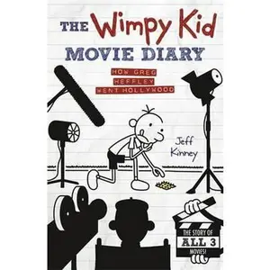 USED-Wimpy Kid Movie Diary by Jeff Kinney (Hardcover)