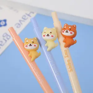 3 pcs/pack 0.5mm Cute Shiba Mechanical Pencil Kawaii Pencil School Stationery Supplies Gift Cartoon Students Prize