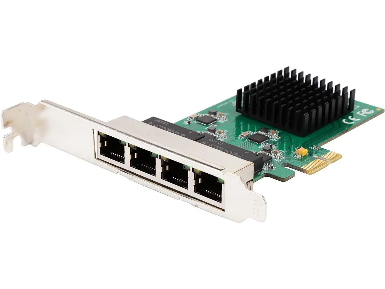 SYBA SI-PEX24042 4 Port Gigabit Ethernet PCI-e x1 Network Interface Card SYBA SI-PEX24042 4 Port Gigabit Ethernet PCI-e x1 Network Interface Card