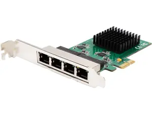 SYBA SI-PEX24042 4 Port Gigabit Ethernet PCI-e x1 Network Interface Card