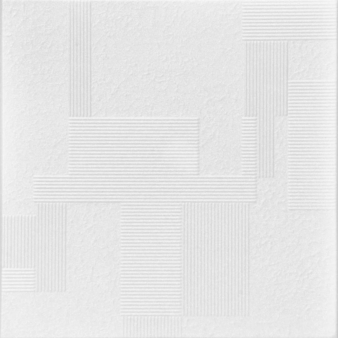 A La Maison Ceilings Vectors Plain White (Unpainted) Lightweight Polystyrene Glue-up Tiles, 20in x 20in #R187 - 8-Tile Set (21.6 sqft), Easy Installation for Living Room Interior Residential Spaces, Manufacturer Warranty for Remodelers