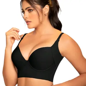 Brasier La Diosa High Covers, Adjustable Stretch 3 Layers for Natural Light Enhancement in Women's Comfort Basic Minimalist Lingerie