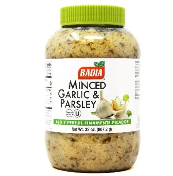 BADIA Minced Garlic & Parsley Garlic Paste, 32 oz Spice - All Purpose Seasoning, Flavor Spice Seasoning for Cooking