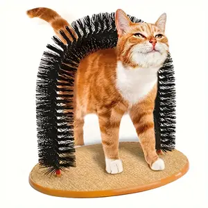 A grooming brush and scratcher that cats can't resist - Cat Arch self-groomer: Pamper your cat with massage and grooming brushes! Grooming Tools