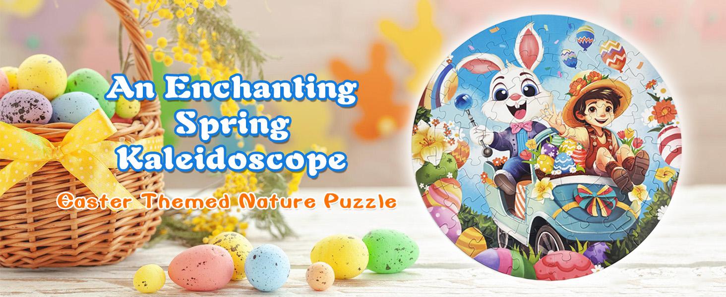 70/100 Piece Large Round Floor Puzzle for Kids Ages 4–6, Puppies Theme Jigsaw Puzzle Toys with Beach & Ocean Animals, Preschool Learning Gift for Boys and Girls