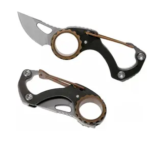 62g Ultra Light Compact Folding Knife 1.46 Inch Blade 420 Stainless Steel Handle Portable Outdoor Survival EDC Tool for Hiking Camping