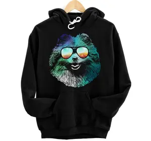 Retro Disco Dog Pomeranian Hoodie, Sweatshirt, T-Shirt