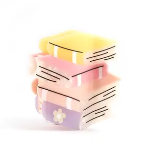 Cute Personalized Hair Claw Clip  - Perfect Back to School Gift for Teachers! Stylish Book Design,  PERSONFUN