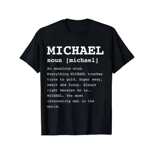 Mike's Humor: Men's Funny Michael T-Shirt - Perfect for anyone named Mike, casual outdoor wear