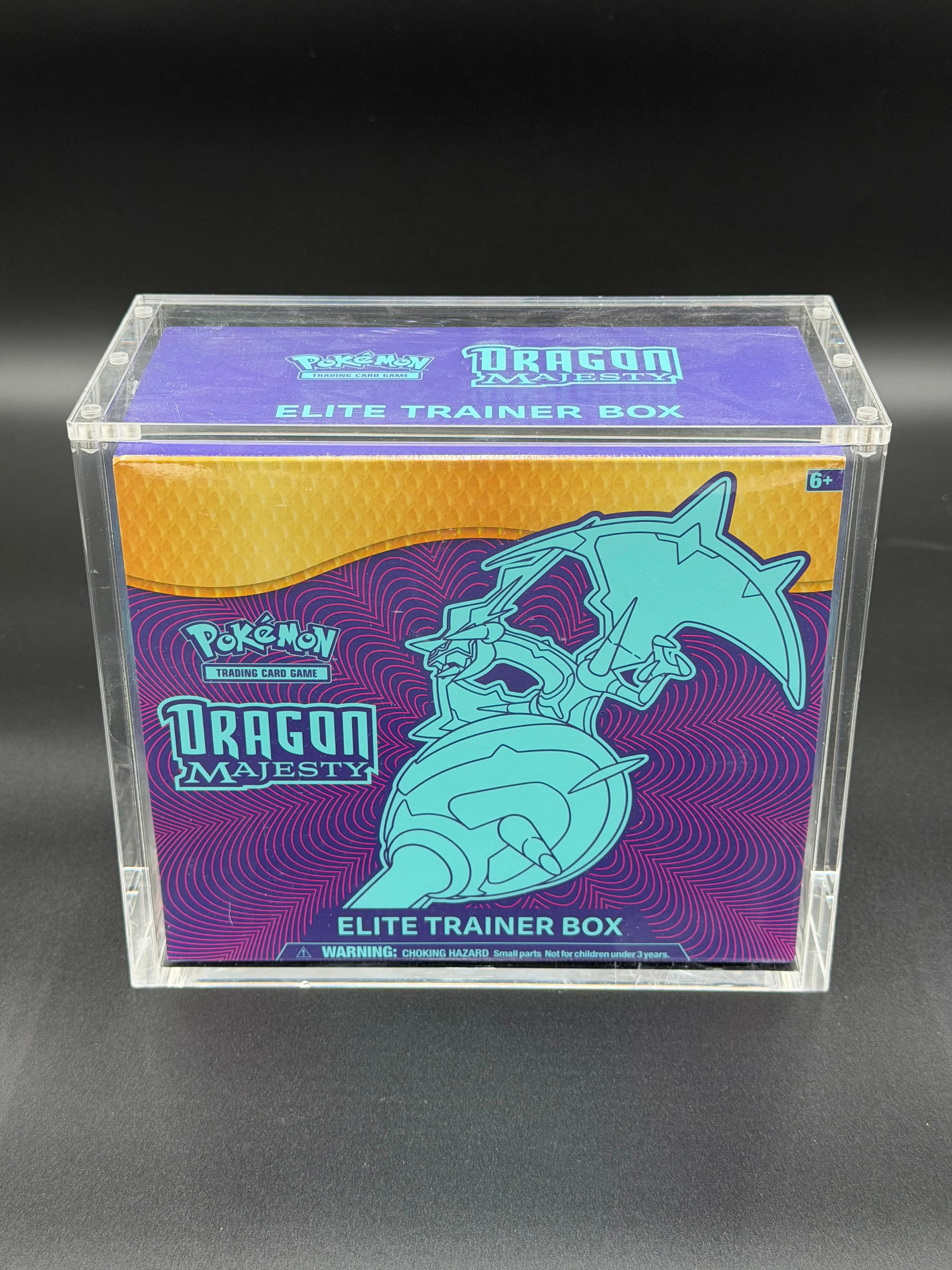 Acrylic Pokemon ETB (Elite Trainer Box) Case with Magnetic Lid
